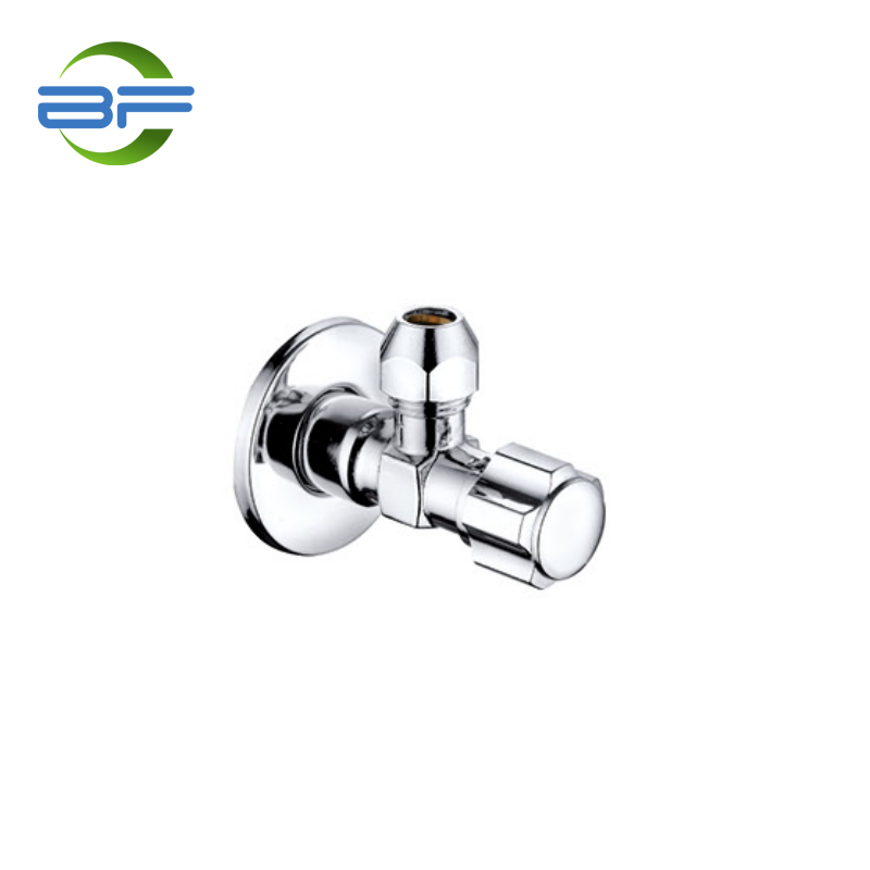 AG606 BRASS ANGLE VALVE, COMPRESSION OUTLET, MULTI TURN
