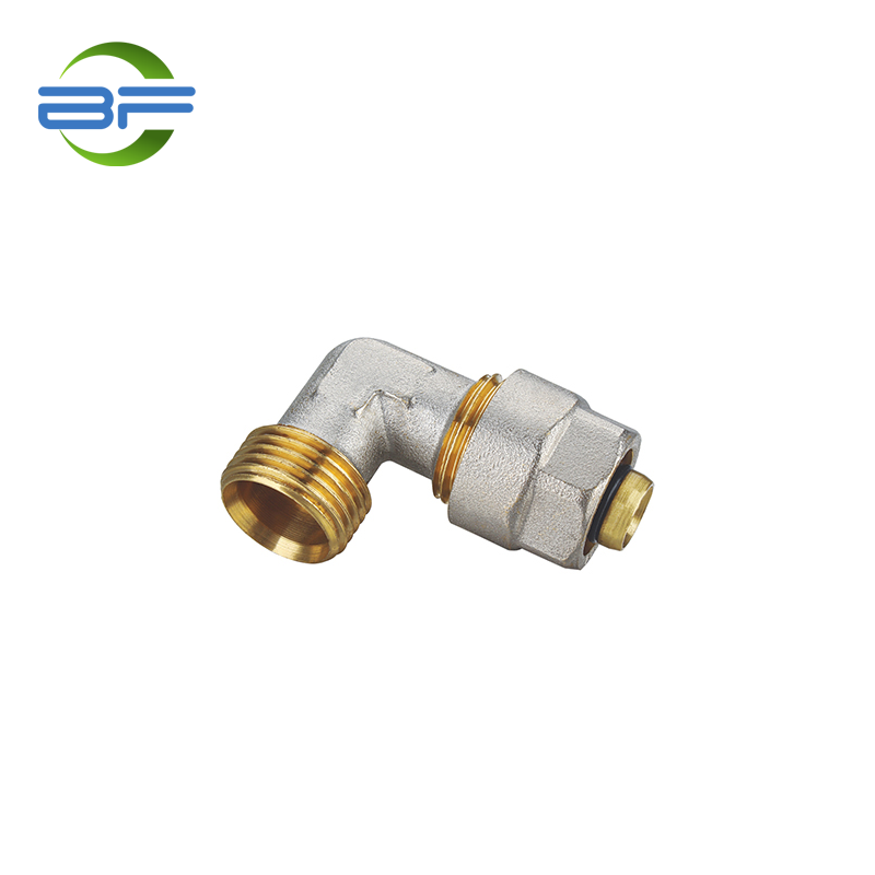 BF004 BRASS MALE ELBOW FITTING HO AN'NY PIPE MULTILAYER