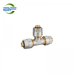 BF009 BRASS TEE FITTING PARA SA MULTILAYER PIPE