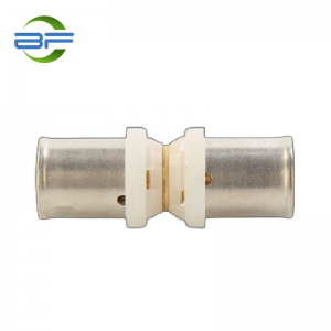 BF323 TH-TYPE BRASS PRESS STRAIGHT COUPLER FITTING