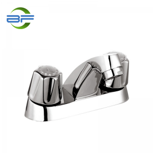 BM425 Brass 4 Inch Lavatory Faucet Bathroom Sink Faucet nga May Duha ka Handle