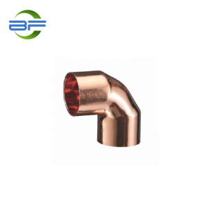 ODM Discount 25MM Kitchen Mixer Factory –  CP606 COPPER END FEED 90 DEGREE ELBOW – Yehui