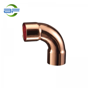 CP609 Copper ending feed ໂຄ້ງ radius ຍາວ 90 ອົງສາ