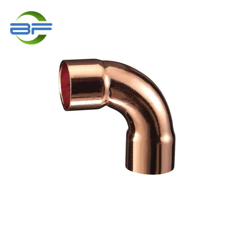 CP609 COPPER END FEED 90 DEGREE LONG RADIUS BEND