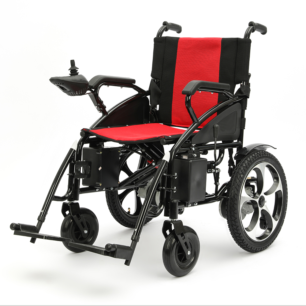 Čelična električna invalidska kolica, električna sklopiva lagana invalidska kolica YH-E6011
