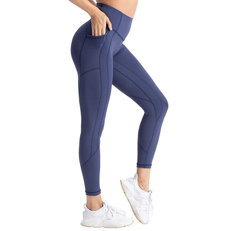 Processing And Customizing OEM High Waist Women’s Yoga Pants Fitness Compression Naked Feeling Pants Fast Drying Bodybuilding Pants Featured Image