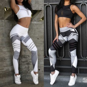 Processing Custom Printing High Quality Custom Women’S Yoga Fitness Tights Sportswear Yoga Suit