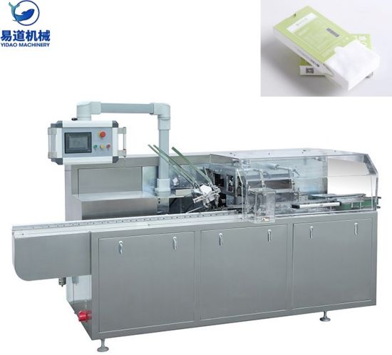 Automatisk kartongförpackningsmaskin för papperskorg