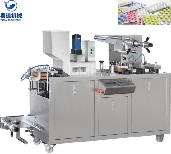 Dpp-80 Автоматично фармацевтично оборудване Опаковъчна машина за опаковане на блистери от капсули/течност/шоколад/пакет/пакет