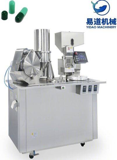 Máquina de enchimento de cápsulas semiautomática de gelatina dura
