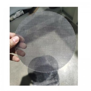 Rete di filtru d'acciaio dolce Tessutu di filu neru Tessutu di filtru neru
