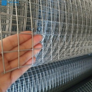 Եռակցված ճագարի վանդակի մետաղական ցանց Ցինկապատ եռակցված քառակուսի անցքով մետաղական ցանց