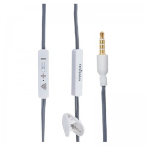 3.5mm universal high bass portable mobile phone handsfree earphone with microphone
