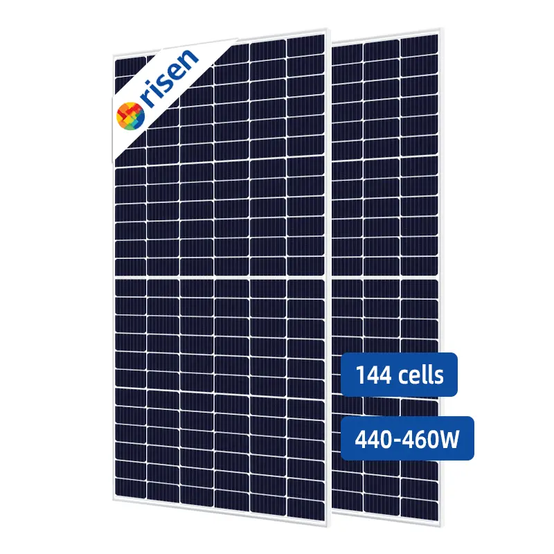 Risen Solar Pv Module 450W Gbajumo Ọja Yuroopu 440W 445W 450W 455W 460W lori Tita