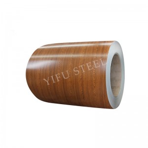 China Ppgi Wood Coil Factory/Dx51d hoë-end produk