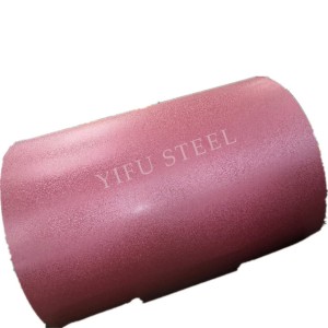 Wholesale Polyester Matt Wrinkle - PPGI small matt wrinkle steel coil export to Ukraine market with high quality. – Yifu