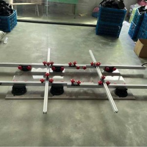Large Format Carrying Frame Handing Tools Big Tile Carrier Heavy Duty Slab Trans With 6 Vacuum Suction Cups,stone Installation Handling Lifter Tools