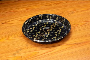 Round GLD3-3535CB2 Sushi take out containers/sushi tray container