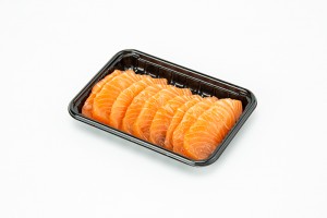 GLD-1410（black） Fresh salmon disposable tray