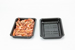 GLD-2215（black）Smoked salmon tray/cryovac MAP trays