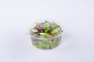750g GLD-32DL Round 1000ml vegetable salad clamshell containers /Salad Clamshell Packaging