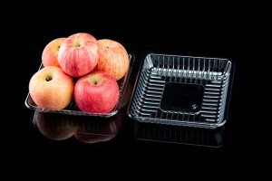 GLD-1818 Disposable plastic fruit tray/thermoformed plastic trays
