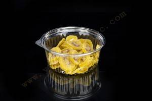 GLD-24FL/GLD-34FL/GLD48FL Single compartment PET plastic Salad Bowls manufacturer/Salad Clamshell Packaging