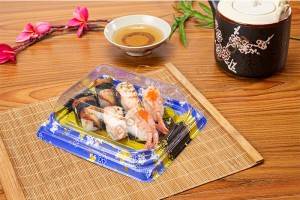 3Rolls GLD-TH2-3 sushi containers wholesale/sushi container suppliers