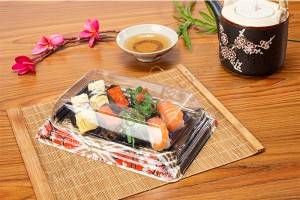 4Rolls GLD-TH2-4 Sushi to go containers/sushi container suppliers