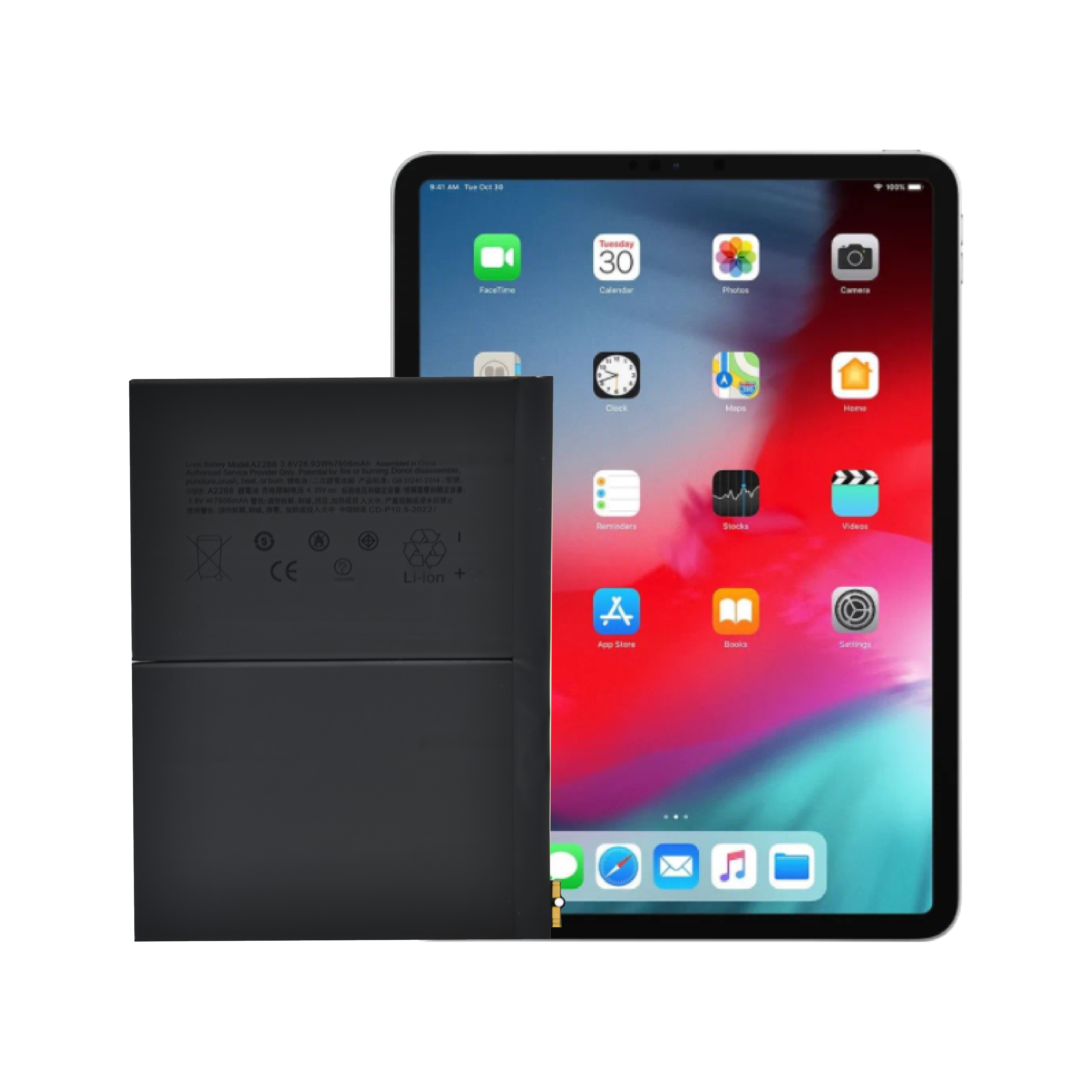 Висококвалитетен OEM Сосема нов 0 циклус Внатрешна батерија за таблет за Apple iPad Air 4 батерија