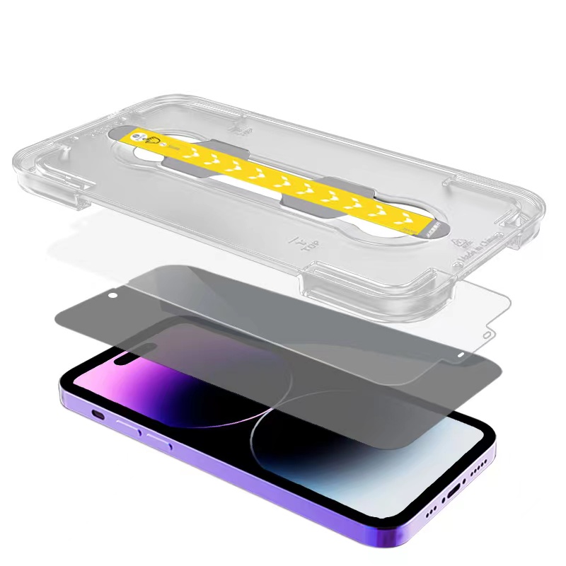 Augstas kvalitātes rūdīta stikla mobilā tālruņa ekrāna aizsargplēve priekš iPhone 14 13 12 Pro Max
