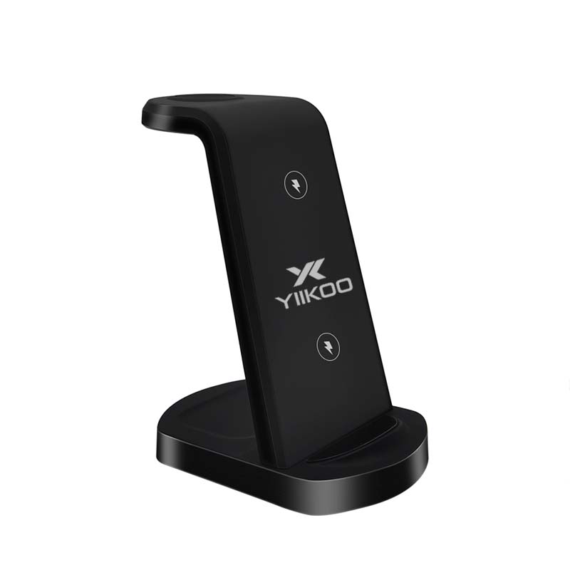 Bagong mobile phone 3 in 1wireless charger vertical wireless charging para sa mobile phone headset watch wireless fast charging