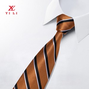Ties Polyester tùy chỉnh dệt với thiết kế logo của riêng bạn