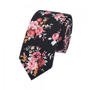 საუკეთესო გაყიდვადი ჰალსტუხი მწარმოებლის საბაჟო ბამბის ნაბეჭდი ჰალსტუხი