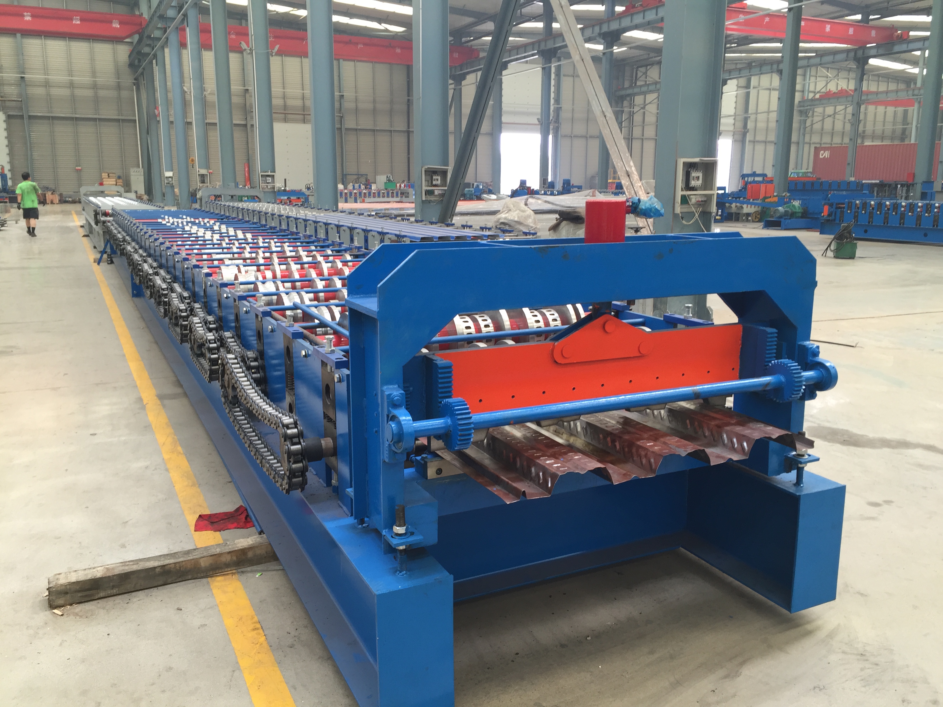 Awtomatikong Floor Decking Roll Forming Machine