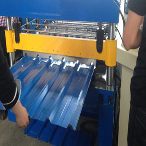 Гальванизацияланған металл трапециялы шатыр парағын қалыптастыруға арналған машина