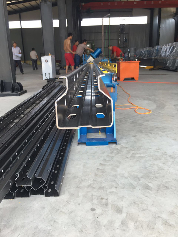 Metal storage rack / patindog nga pillar roll forming machine