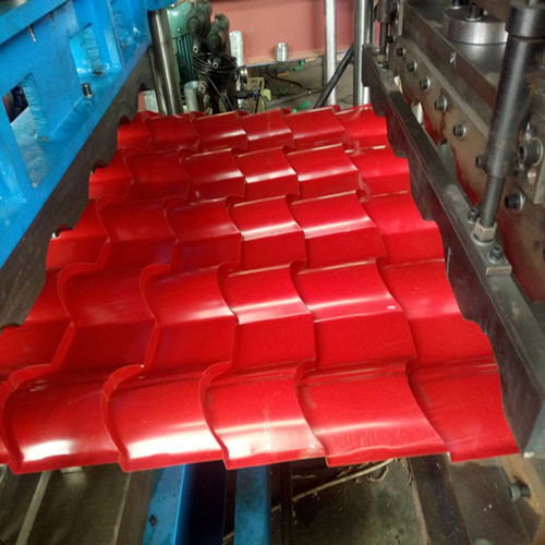 PPGI жылтыратылған плиткалар шатыр жасау машинасы