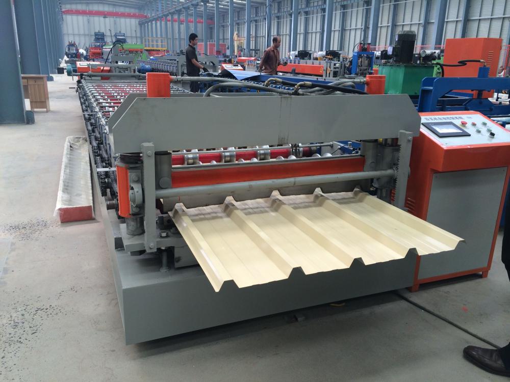 Máquina para fabricar láminas de techo Ibr de materiales de construcción