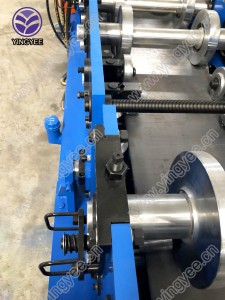 Автоматична C/Z Purlin машина за формоване на руло Стенен Purlin Стоманена конструкция Строителен материал