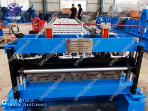 Trapezoid Roof sheet forming machine PPGI Coils Color for Roofing