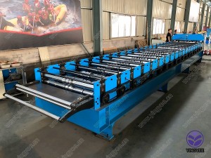 Máquina formadora de rollos de láminas de techo de China