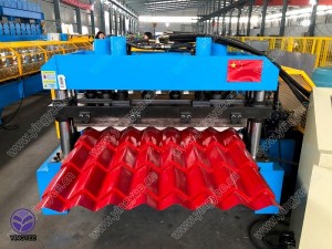 Kineski stroj za oblikovanje ploča od glaziranog crijepa
