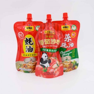 Wholesale China Banana Puree Pouch Manufacturers Pricelist - sauce spouted pouch  – Yingzhicai