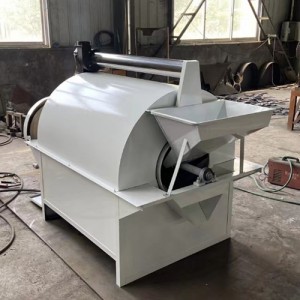 Gas Electric Heating Rotatory Drum Grain Soybean Almond Chestnut Nut Peanut Roaster Roasting Machine စိတ်ကြိုက်ဝန်ဆောင်မှုပေးနိုင်ပါသည်။