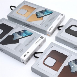 소비자 전자, 소매 포장 및 상자, 종이 끈으로 포장하는 전화 케이스