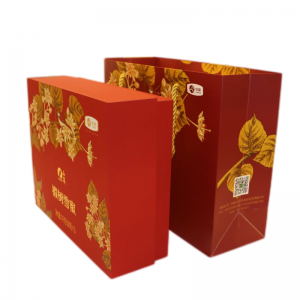 Prilagođena kutija za pakiranje staklenki za med, papirnate kutije za hranu s poklon papirnatom vrećicom