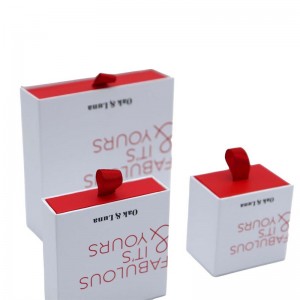 Kutija za nakit, čvrsta kutija s jezičkom za povlačenje, vrhunske poklon kutije/pakiranje