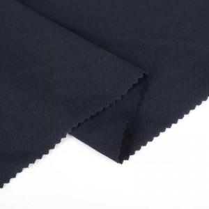 Tecido jersey simples de alta qualidade Moda sólida 170GSM Preto 97%C 3%SP Tecido malha piquê para camisa polo