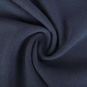 Hochwertiger, einseitig gestrickter Polarfleece-Stoff aus 75 % Baumwolle und 25 % Polyester, CVC-French-Terry-Fleece für Kapuzenpullover